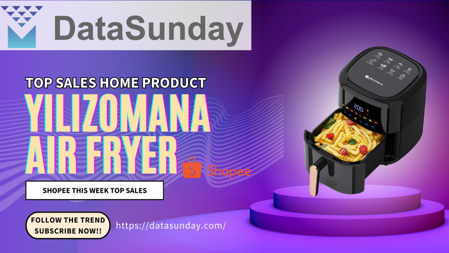 Shopee this week most sales home product - Yilizomana Air Fryer Automatic Oil Free Electric Household Fries Machine Non Stick Fry Tools (5.5L/3.2L)