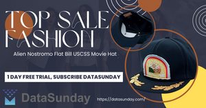 Amazon Most Sales Hat - Alien Nostromo Flat Bill USCSS Movie Hat